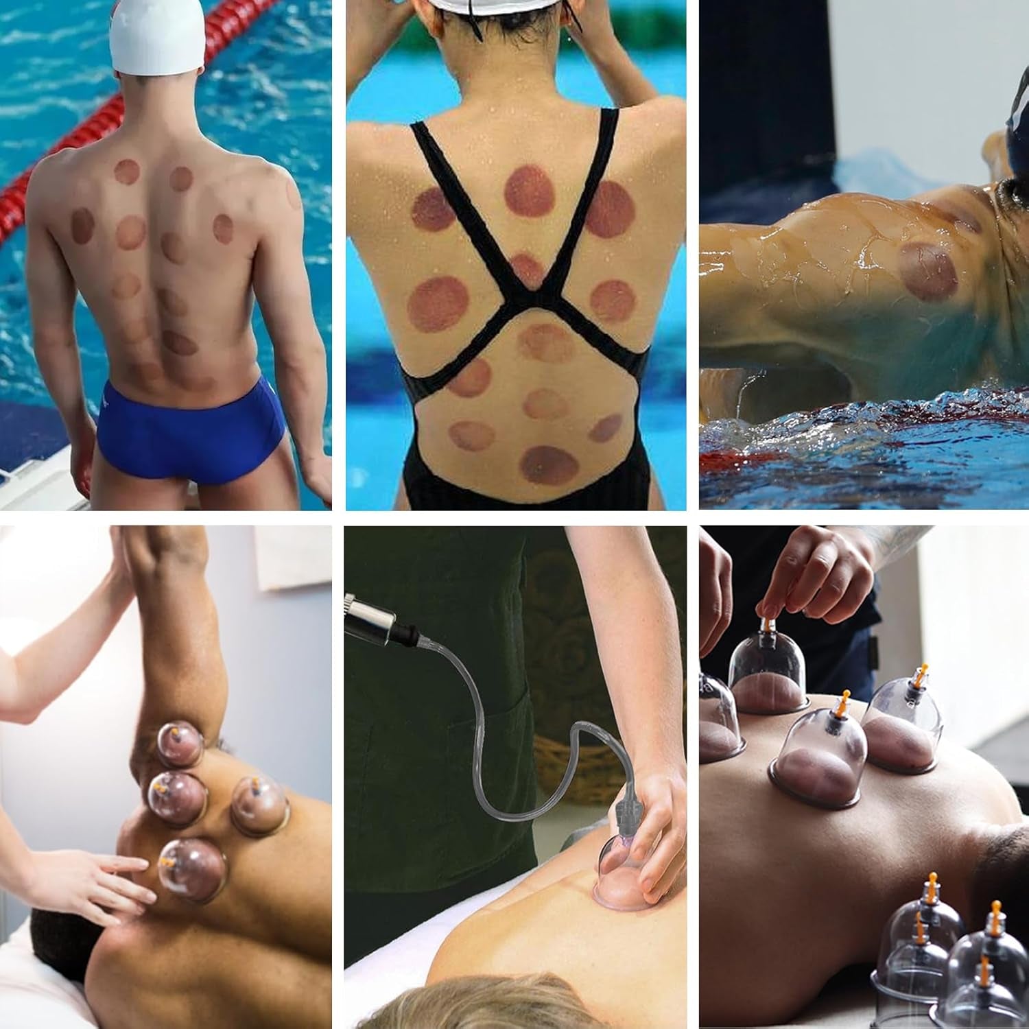 Cupping Therapy Set,32 Therapy Cups Cupping Set with Pump, Professional Chinese Acupoint Cupping Therapy Sets Hijama for Cupping Massage, Muscle&Joints